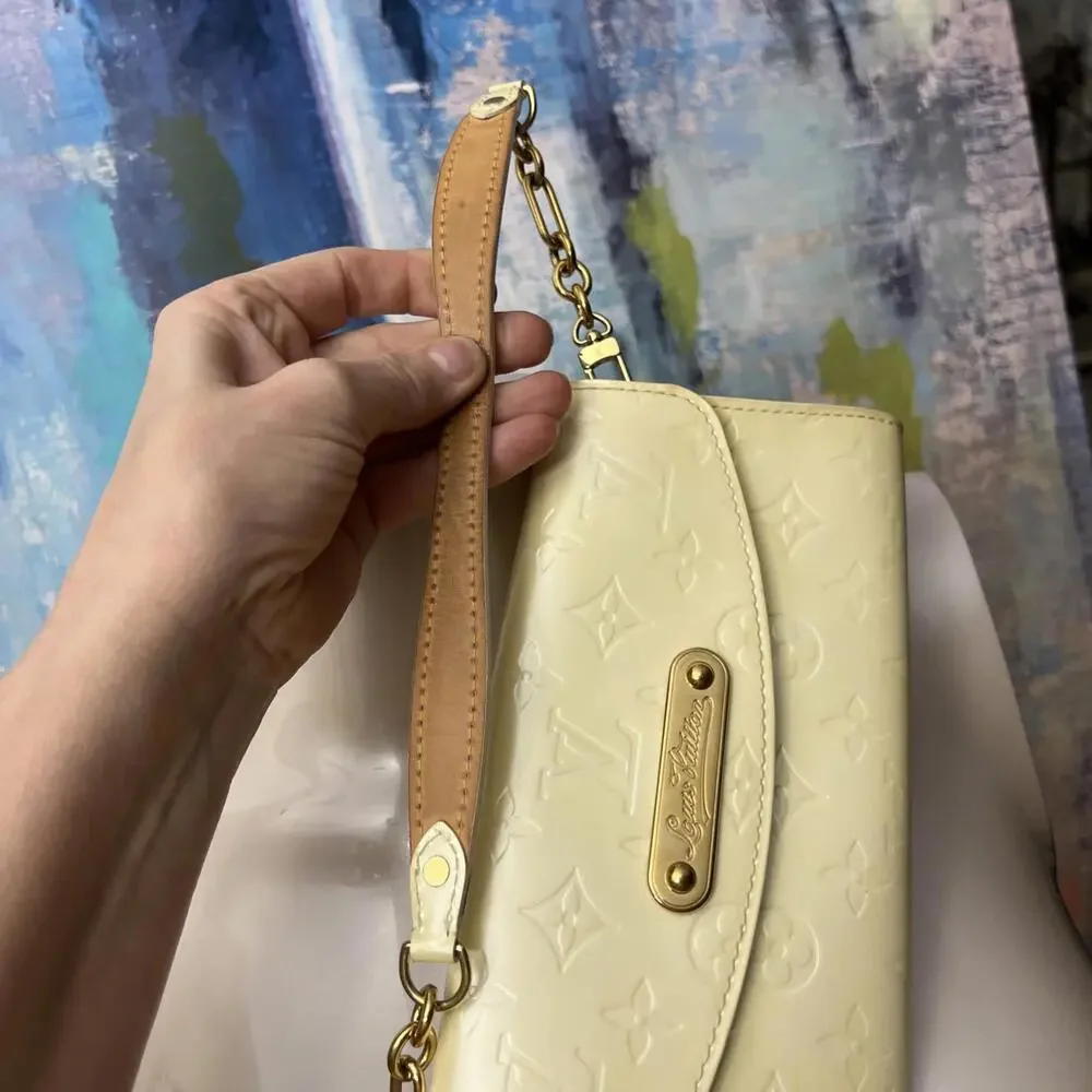 Authentic Louis Vuitton Monogram Vernis Sunset Boulevard Rose Nice Condition. - Picture 15 of 16